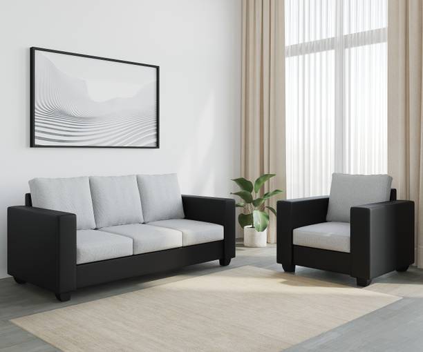 WESTIDO Orlando Leatherette 3 + 1 Sofa Set