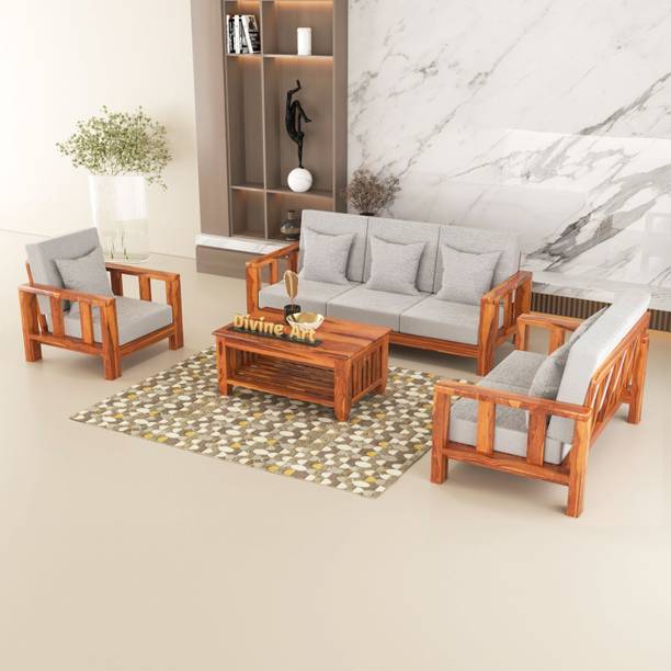 BHAGWATI ART Fabric 3 + 2 + 1 Sofa Set