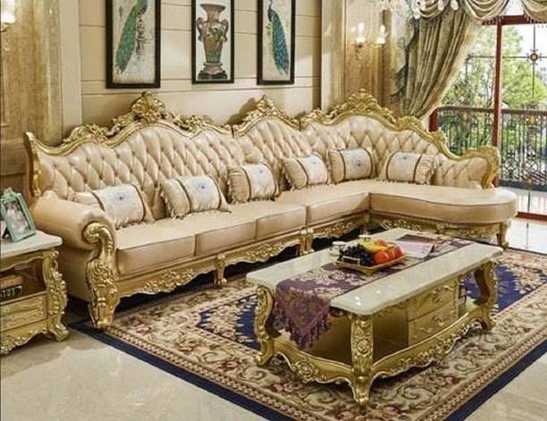 COUCHPOTATO Premium Quality Fabric 2 + 2 Sofa Set