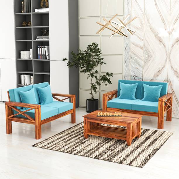 DOKRI 4 Seater Sofa For Living, Waiting Room/ Office Fabric Fabric 2 + 2 Sofa Set