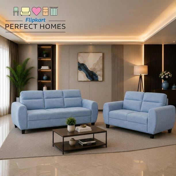 Flipkart Perfect Homes Ziva Modern Fabric 3 + 2 Sofa Set