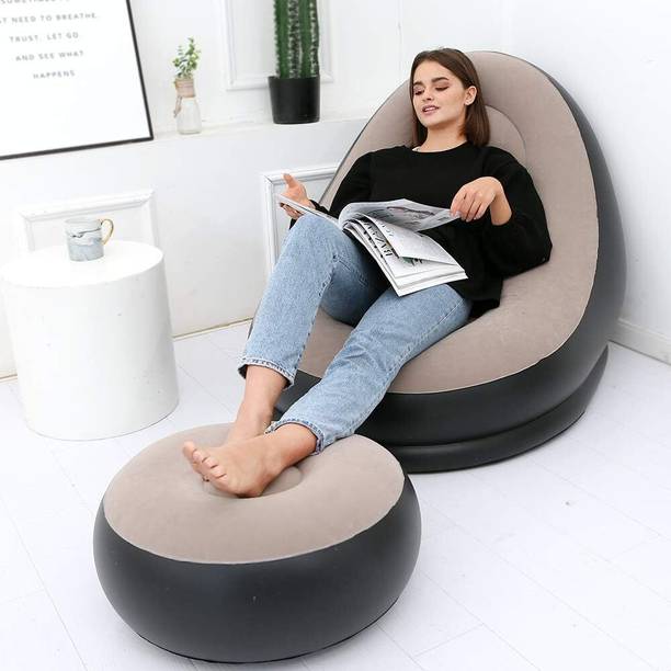 Sosm Polyester 1 Seater Inflatable Sofa