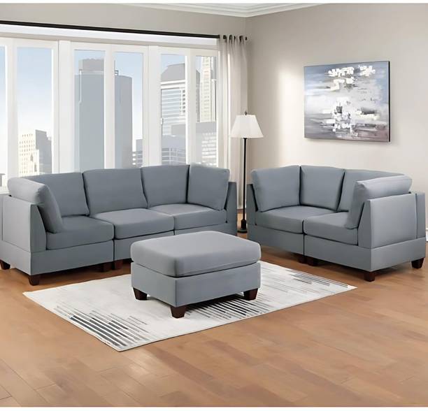 Groovecraft Fabric 3 + 2 Sofa Set
