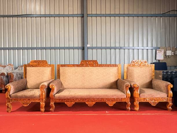 SHAMBHURAJE Fabric 3 + 1 + 1 Sofa Set