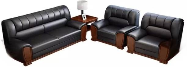 LUKRAIN Leather 3 + 1 + 1 Sofa Set