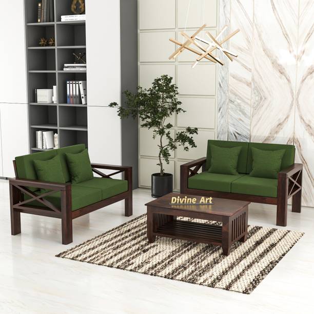 DOKRI 4 Seater Sofa For Living, Waiting Room/ Office Fabric Fabric 2 + 2 Sofa Set