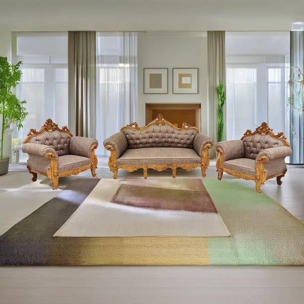 ARVISH ENTERPRISES Fabric 3 + 1 + 1 Sofa Set