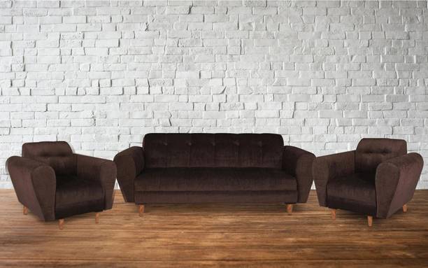 Seventh Heaven Milan, Chenille Molfino Fabric Fabric 3 + 1 + 1 Sofa Set