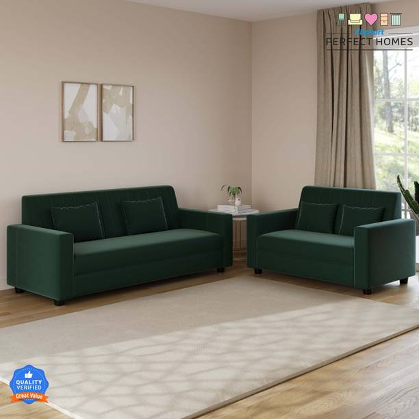 Flipkart Perfect Homes Aeroform Royal Comfort Series Fabric 3 + 2 Sofa Set