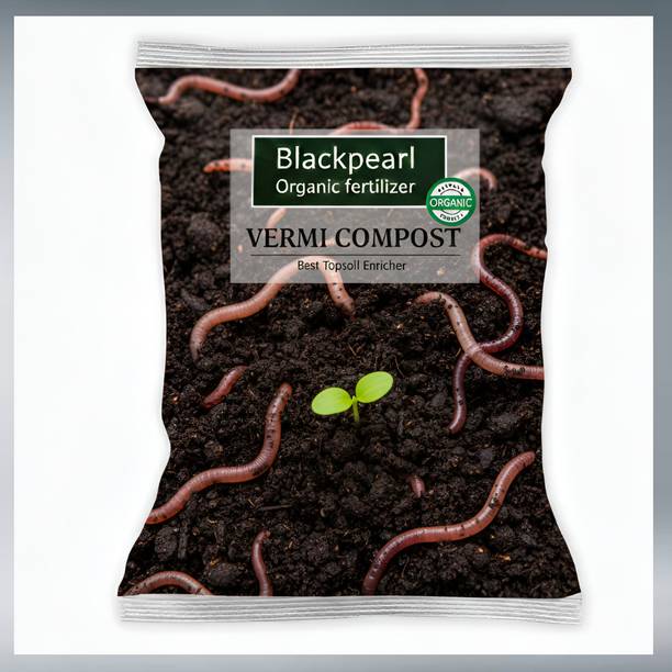 BlackpearlOrganicfertilizer Organic Vermicompost Fertilizer for Garden Plants Fertilizer