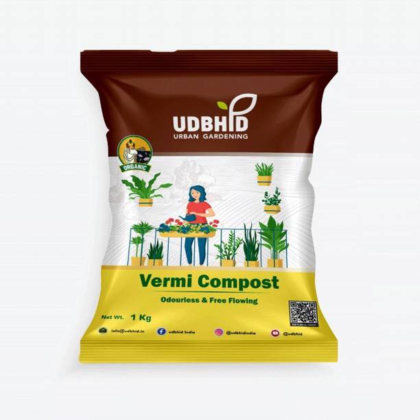Udbhid Organic Vermicompost for Plants - Fertilizer Potting Mixture