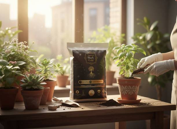 Natural Blck Gold Natural Black Gold Vermicompost 5kg Manure
