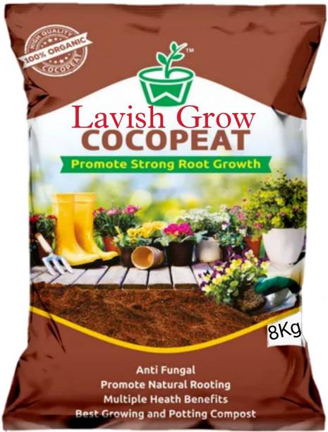 Lavishgrow 8Kg Cocopeat powder Manure