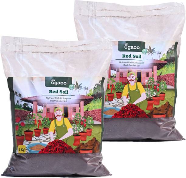 UGAOO Garden Red Soil for All Vegetables and House Plants Soil