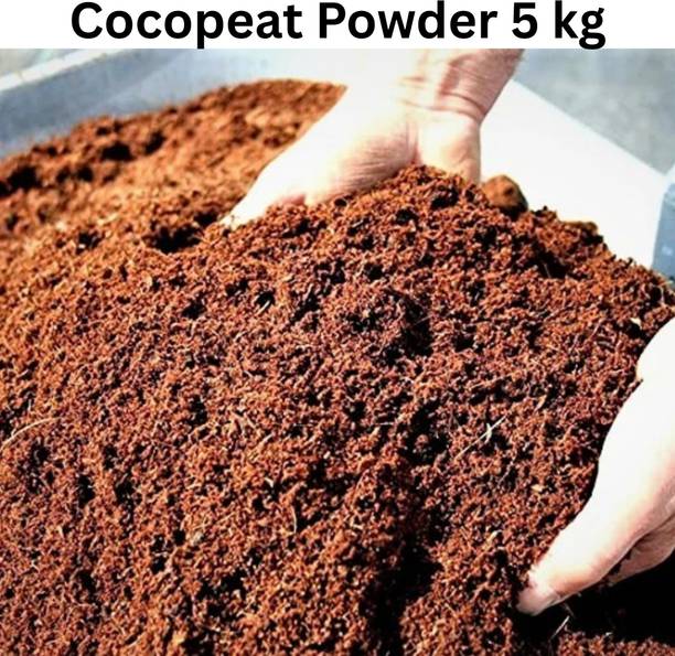 एव्यू Organics 100% Organic Loose Ready to use Low EC Cocopeat COCONEW5 मिट्टी की खाद