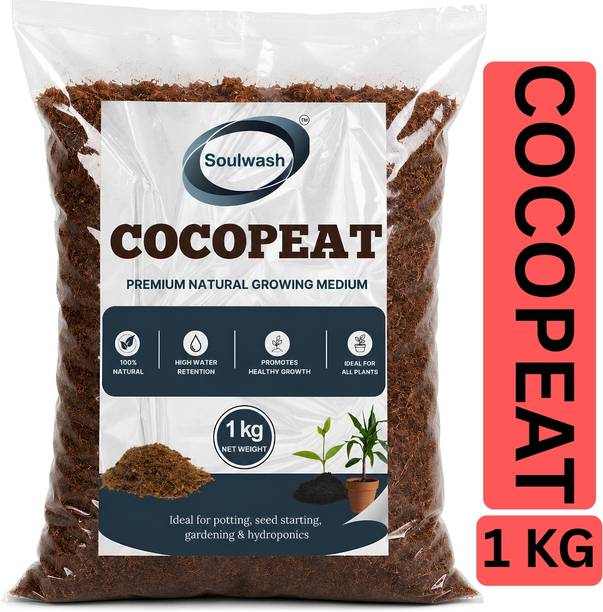 SOULWASH Pure Cocopeat Powder for Seedlings and Home Gardening Potting Mixture