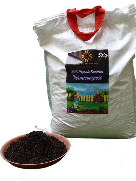 SwarnBharat Vermicompost For Plants 5Kg - Organic Fertilizer & Manure Fertilizer