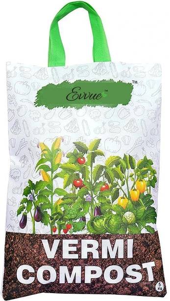Evvue Vermicompost 5kg for Gardening, Indoor and Outdoor Plants Manure