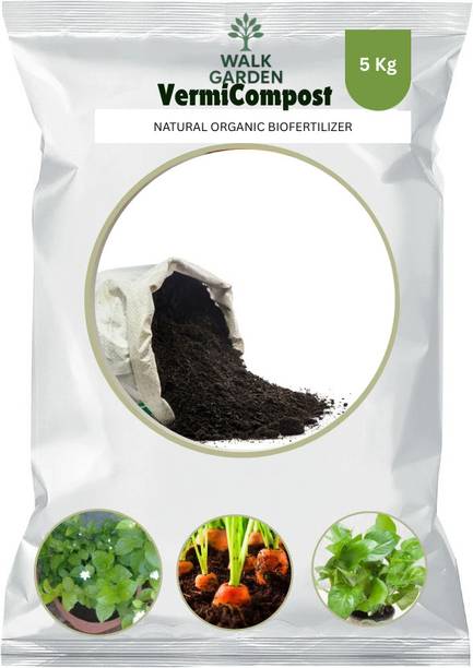 WALK GARDEN 100% Natural Vermicompost for Kitchen and Terrace Gardens Potting Mixture Potting Mixture