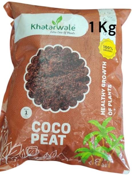 Piyushcart Naturally CocoPeat for garden Plants Potting Mixture (1 Kg) Fertilizer