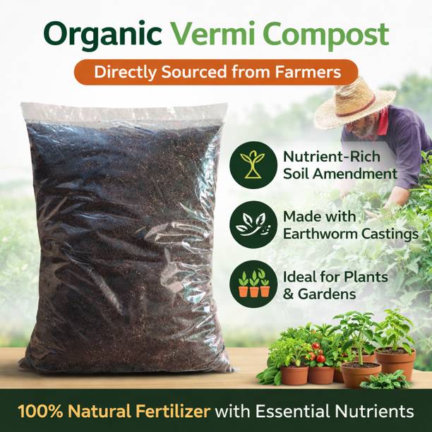 Urvarika Organic Vermicompost Fertilizer 5KG Manure