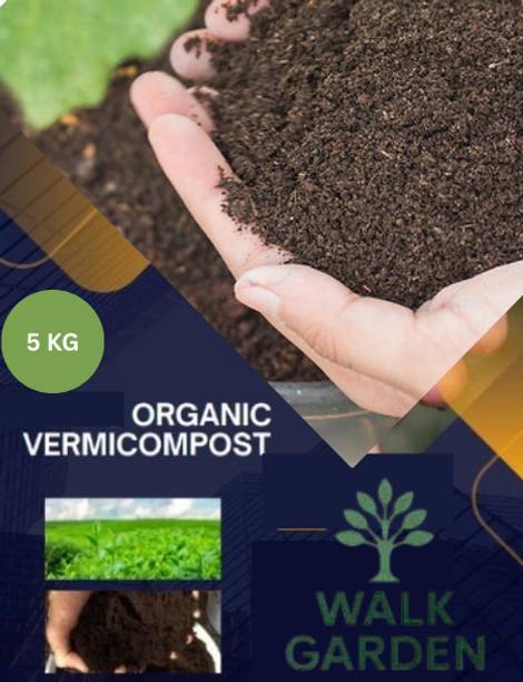वॉक गार्डन Bhoomi Vardan Premium Organic Vermicompost Manure WALKVERMI5kg_14 मिट्टी की खाद