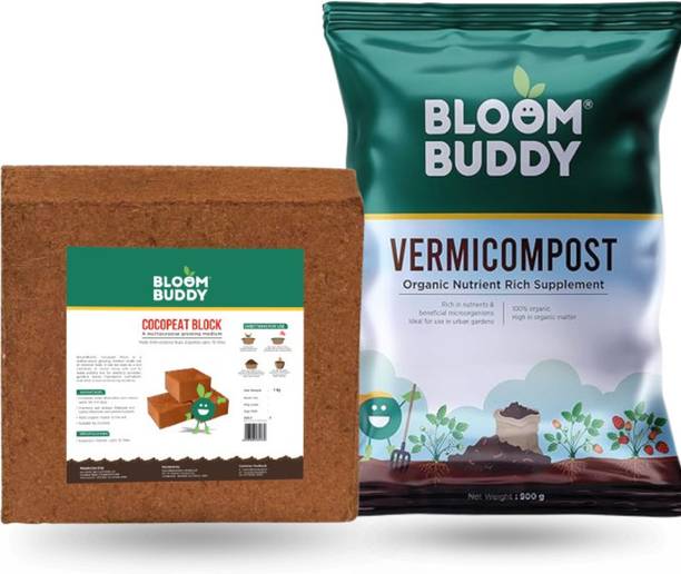 Bloom Buddy Cocopeat Block + Vermicompost Manure