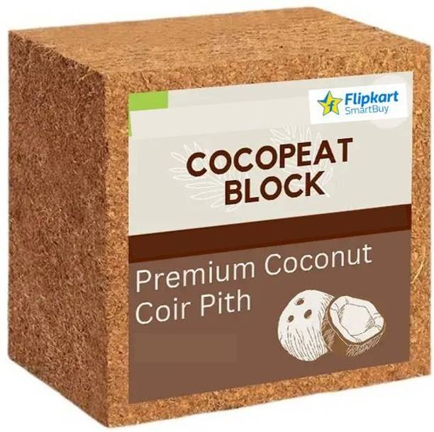 Flipkart SmartBuy COCOPEAT BRICK 100% PURE NATURAL ORGANIC SOIL MANURE FOR PLANTS Potting Mixture
