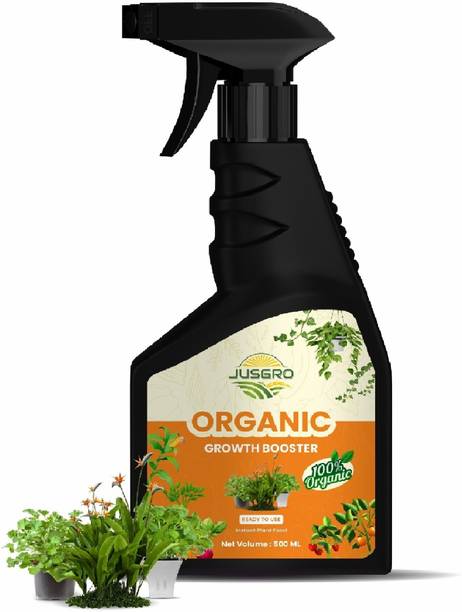 JusGro Organic Fertilizer for all plants,Growth Booster , Ready to Use Potting Mixture, Fertilizer