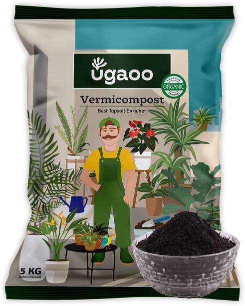 UGAOO Organic Vermicompost for Plants - Fertilizer