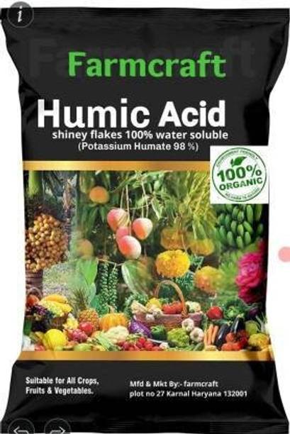 FarmCraft HUMIC Acid + Fulvic Acid 98% for Plants 100% Organic for gadening Potting Mixture, Fertilizer, Soil