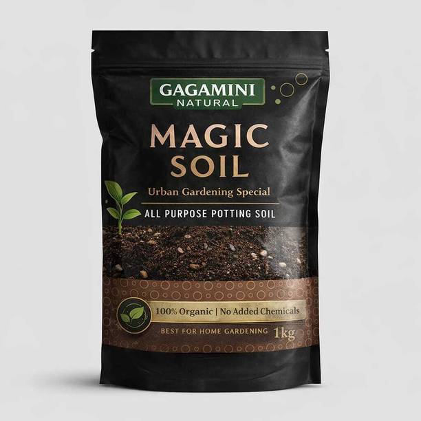 GAGAMINI NATURAL Organic Potting Soil Mix Cocopeat Manure Perlite Nutrient Rich Gardening Soil Soil