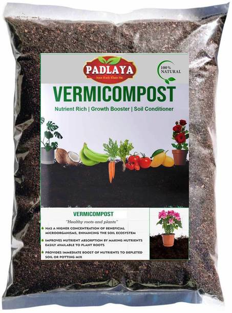 Padlaya Organic Vermicompost Fertilizer Manure For Plant-1 Kg Fertilizer