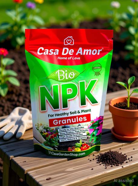 Casa De Amor Organic NPK Bio Fertilizer Granules, Perfect to Use on All Plants Fertilizer, Soil