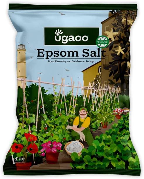 UGAOO Epsom Salt for Plants Growth - Magnesium Sulphate Organic Fertilizer - 1 Kg Fertilizer