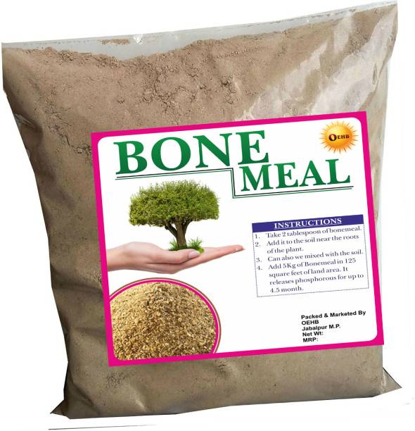 ORGANIC ERA Bone Meal Organic Fertilizer. 900 Gram Excel Impex Bone Meal Organic Fertilizer, 900g Soil Manure (450 g Powder) Fertilizer
