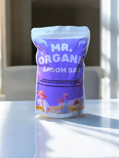Mr.Organic Epsom Salt Magnesium Sulphate Organic Fertilizer for Plants 1Kg Fertilizer, Manure