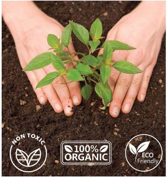SEEDSART Organic-Soil Potting Mixture " Vermicompost " For Plants , 1 kg pack , xs693 Manure