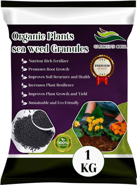 GARDENSCOIR SEA WEED EXTRACT GRANULES- SEA WEED FERTILIZER FOR PLANTS Fertilizer