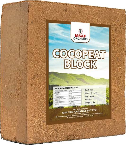 MSAF Cocopeat Block Manure