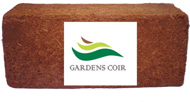 GARDENSCOIR Cocopeat Block (650g): Expands to 10L - Premium soil manure for gardening-Pack 1 Soil