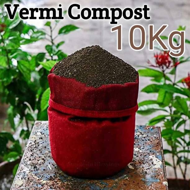 GreenLove 100% Pure and Organic Vermi Compost for Plants and Nursery Manure, Potting Mixture, Soil