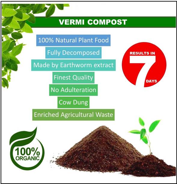 TRADITIONAL TRENDZZ ® XL-346 - 100% Organic Fertilizer & Manure Vermicompost - 4Kgs-ay-326 Fertilizer, Manure
