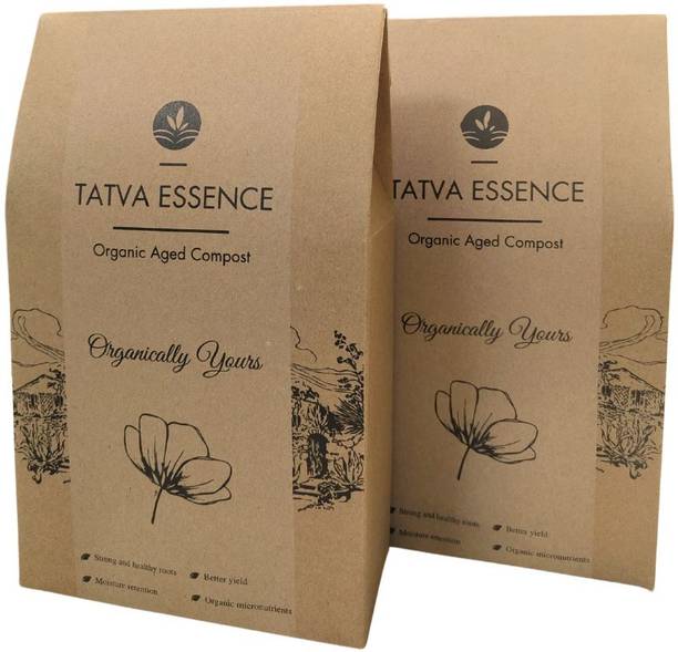 Tatva Essence Premium Aged Cocopeat Compost Manure, Potting Mixture