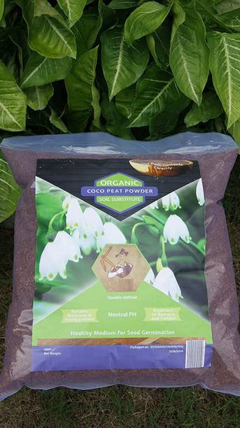 DROXTY 100% Organic Loose Ready to use Low EC Cocopeat Soil Manure-AQ-231 Husk