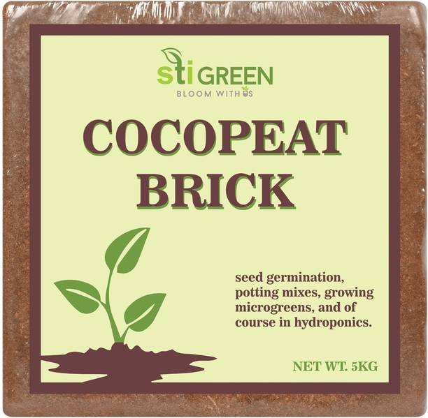 STIGREEN Cocopeat Block for Home Garden Plants Potting Mixture