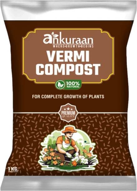 Ankuraan Vermicompost soil manure 1 kg Potting Mixture