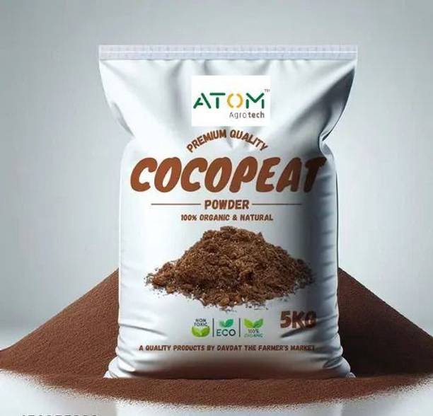ATOM Agrotech Ready to use Cocopeat Powder For Gardening, Plants, Vegetables Potting Mixture