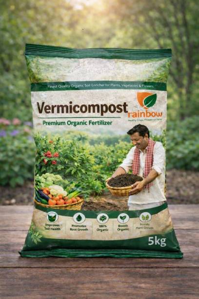 Rainbow Crop Health limited 5 KG VERMICOMPOST GOR Potting Mixture