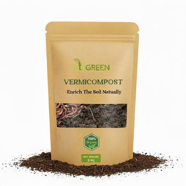 STIGREEN Organic Vermicompost Fertilizer for Plants – Natural Soil Booster Manure